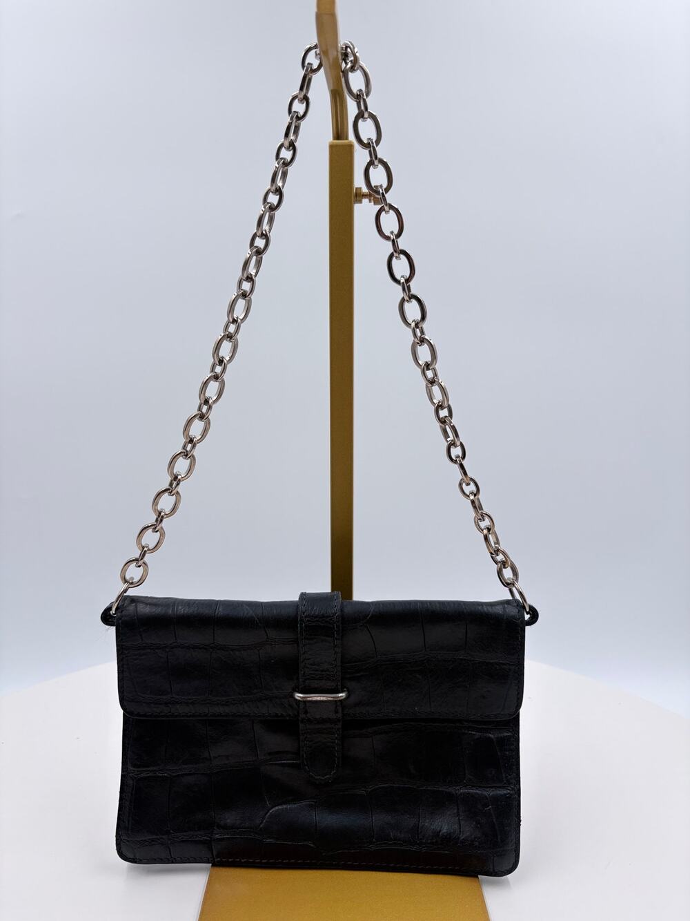Furla leather mini-shoulder bag, made in Italy